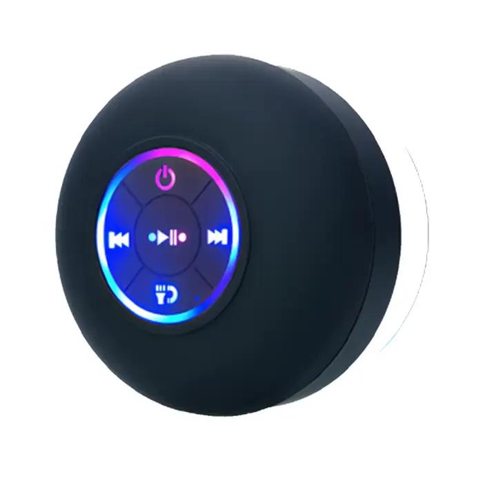Haut-parleur Bluetooth sans fil Portable, lumière LED, étanche IPX4, salle de bain extérieure, grand