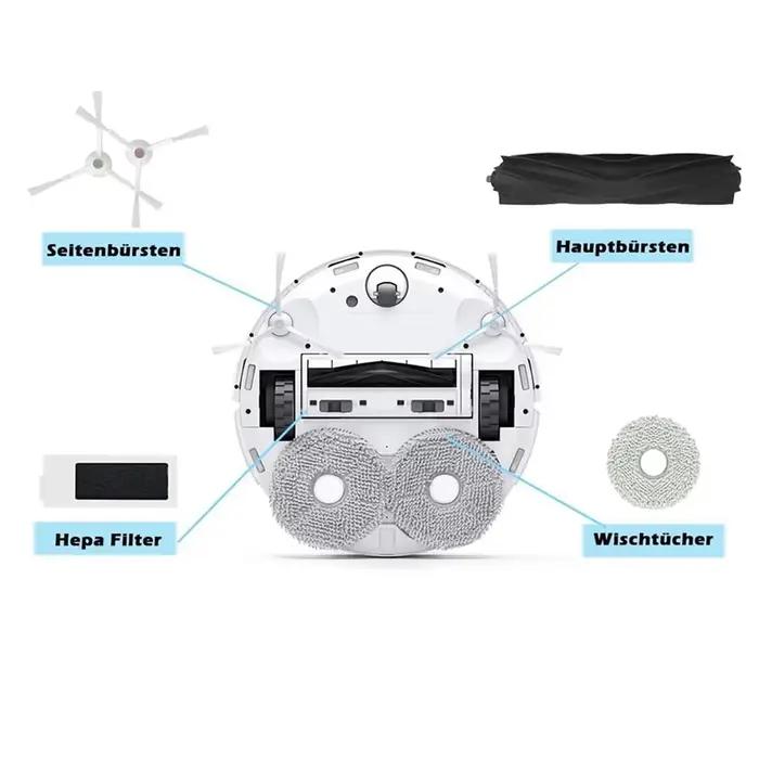 Accessoires pour aspirateur robot Ecovacs Deebot T20 OMNI T20e T20 Pro, brosse latérale principale, 