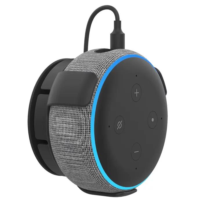 Support mural pour haut-parleur Alexa, pour Amazon E cho Dot, haut-parleurs pour maison intelligente