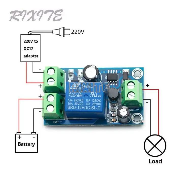 Module de Protection de mise hors tension UPS, carte de commande de batterie de coupure d'urgence, M