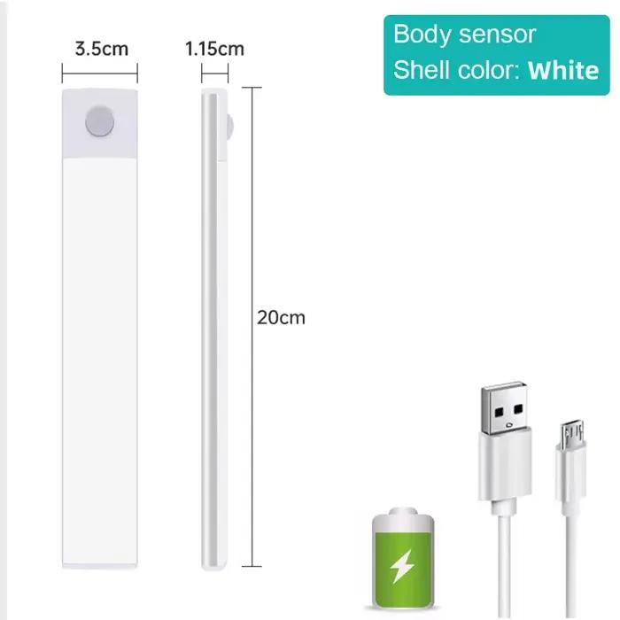Veilleuse lumière LED sous armoire lumière capteur de mouvement veilleuse placard lumière armoire cu