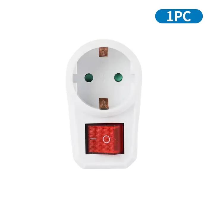 Adaptateur de prise électrique standard allemand 2/4 pièces, convertisseur de prise EU, 1 entrée ver