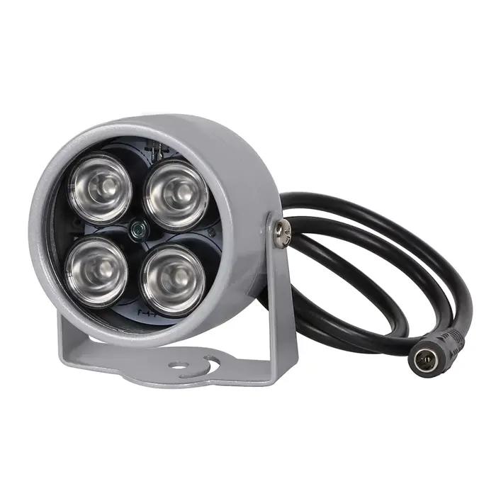 ESscreenshot-Illuminateur LED infrarouge étanche, CCTV LED, 4 rangées, IR, utilisation de la caméra 