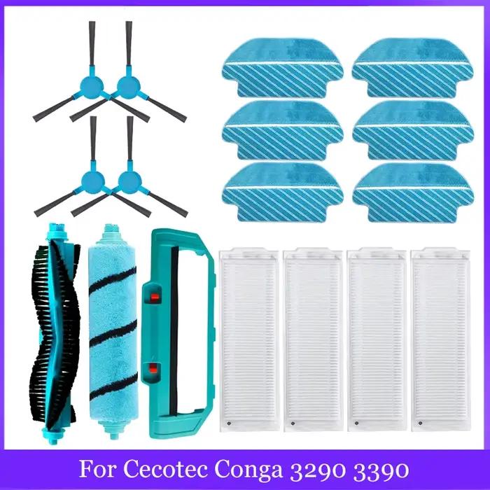 Pour Cecotec Conga 3290 3390 3490 3590 3690 3790 3890 Ultra titane aspirateur vitale brosse latérale