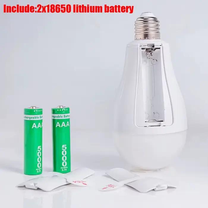 Nouvelle ampoule LED sans scintillement, portable, 20W, ampoule d'urgence, veilleuse, maison