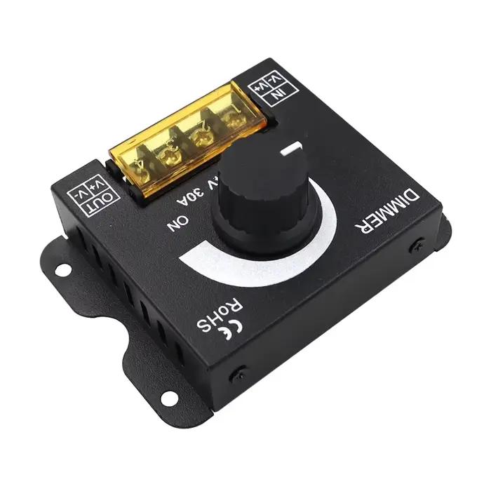 DC 12 V-24 V LED variateur 30A LED contrôleur monochrome PWM numérique gradation continue pour bande
