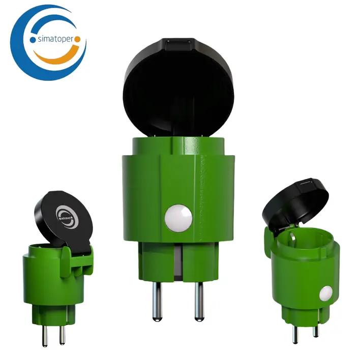 Simatoper 2 prises WiFi extérieures, IP44, application Smart Life, surveillance de la consommation d