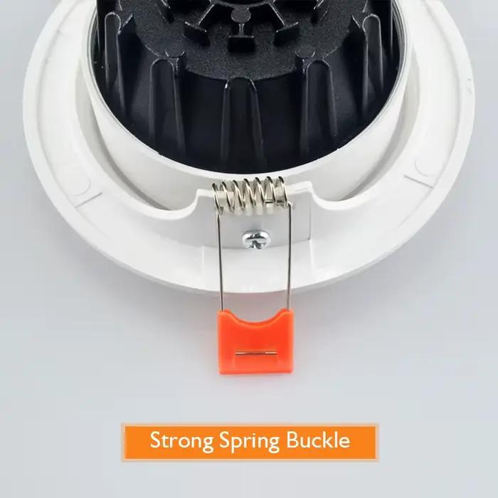 Downlights LED à intensité variable 7W 9W spots 12W 15W AC90V-260V 5W 18W 24W COB puce plafonniers e