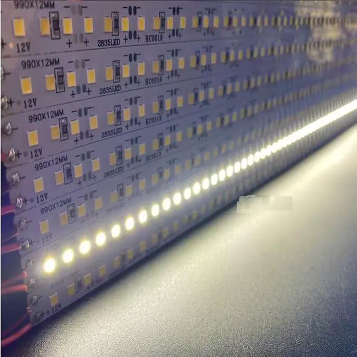 10 pièces 25cm 50cm 12V 24V 2835 LED bande dure 144 led/m 3000k blanc naturel 4000k 4500k blanc 6000