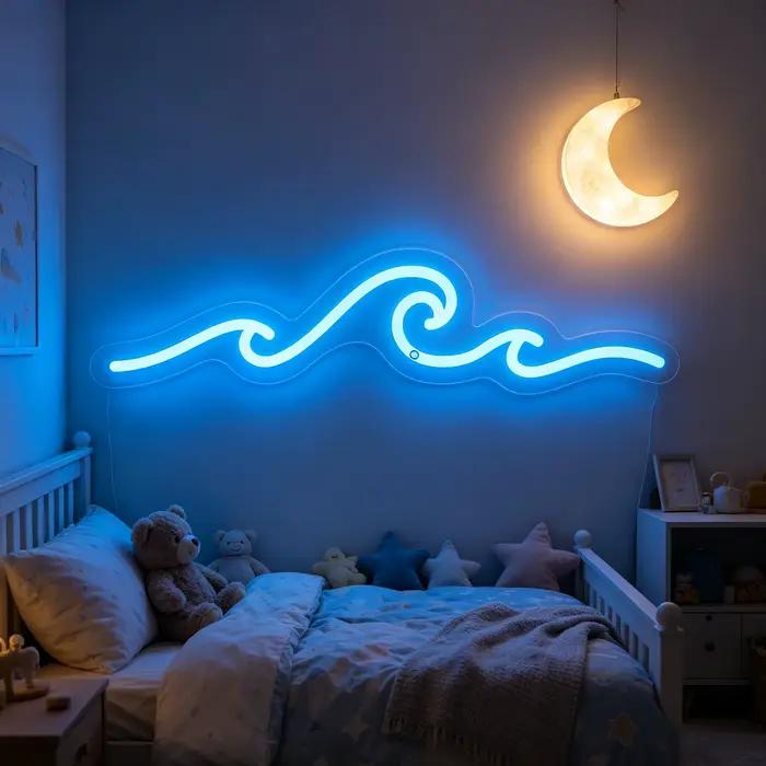   Enseigne néon David Head, design artistique, statue classique, art mural LED pour salon, chambre