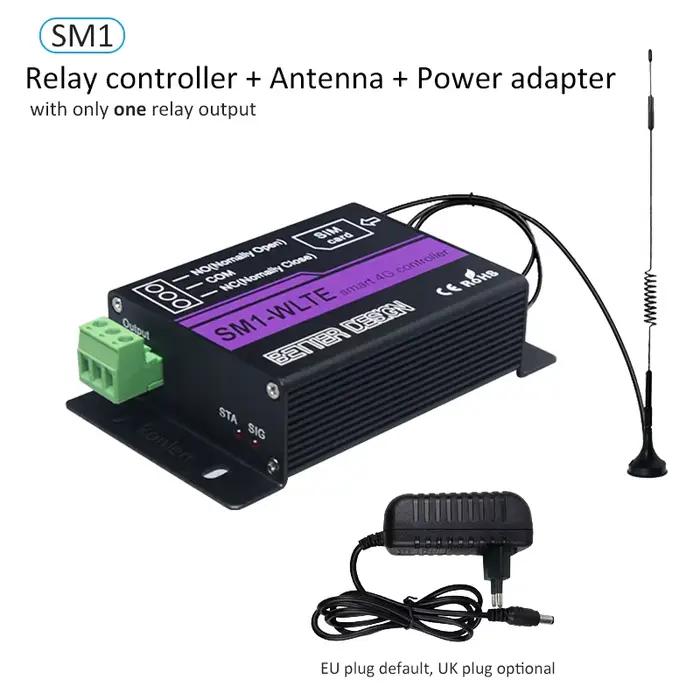 Contrôleur de relais GSM 4G SMS 4 canaux, commutateur d'alimentation intelligent à distance SM4 avec