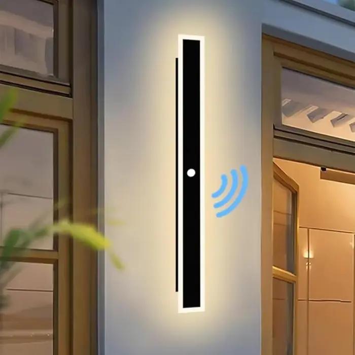 Appliques murales extérieures avec détecteur de mouvement, applique murale LED étanche IP65, appliqu