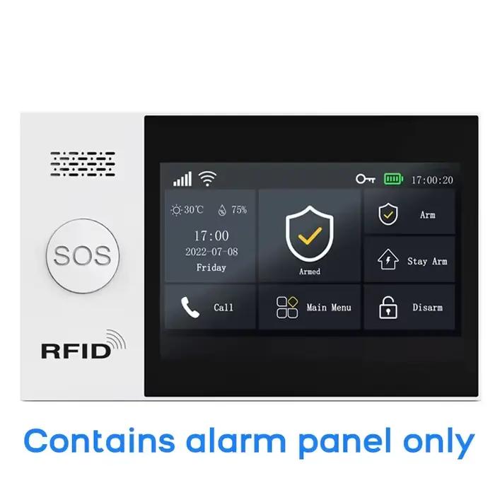 Alarme GSM WiFi compatible avec l'application Tuya Smart Life, détecteur de cambriolage sans fil pou