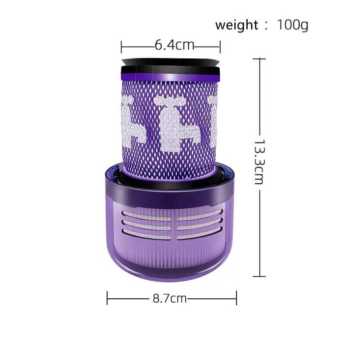 Filtre compatible pour Dyson V12 Detect Slim Absolute, Dyson V12 Slim SV46/SV30/SV20/SV34/SV35 Aspir