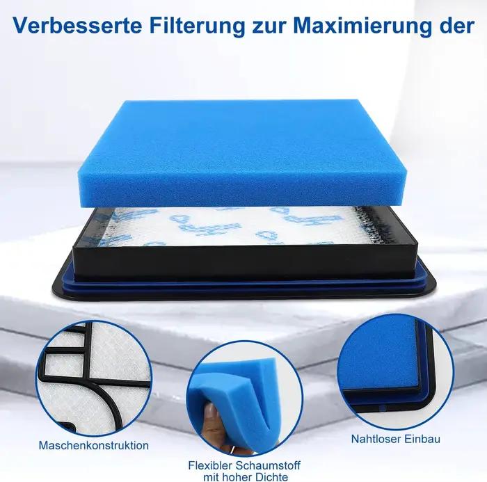 Filtre en mousse moteur pour pièces d'aspirateur compact Philips FC8010/01 FC9331/09 FC9332/09 Power