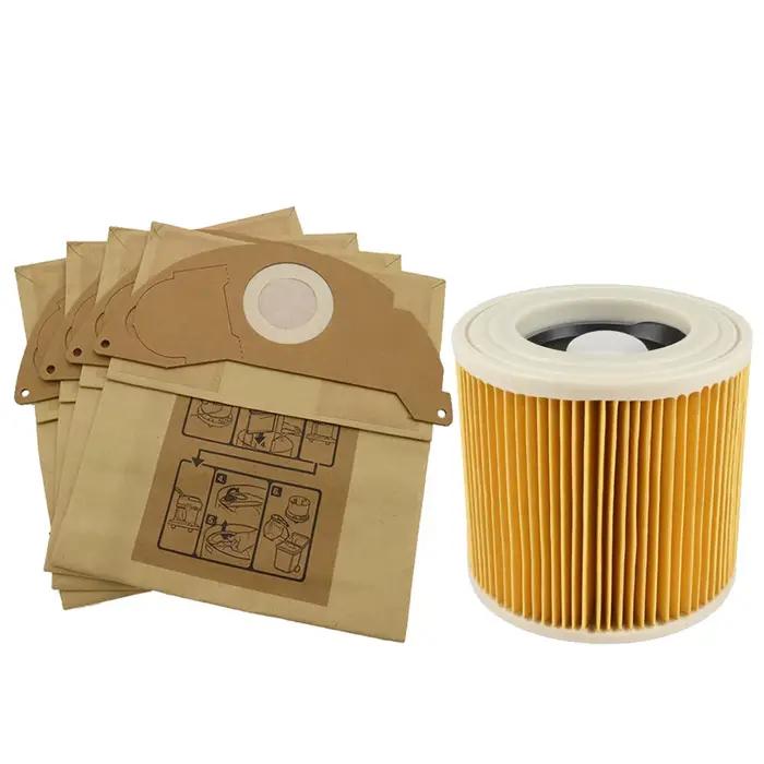 Sacs en papier HEPA Pound pour aspirateur Karcher, pour modèles WD2250 WD3.200 MV2 MV3 WD3 A1000 A22