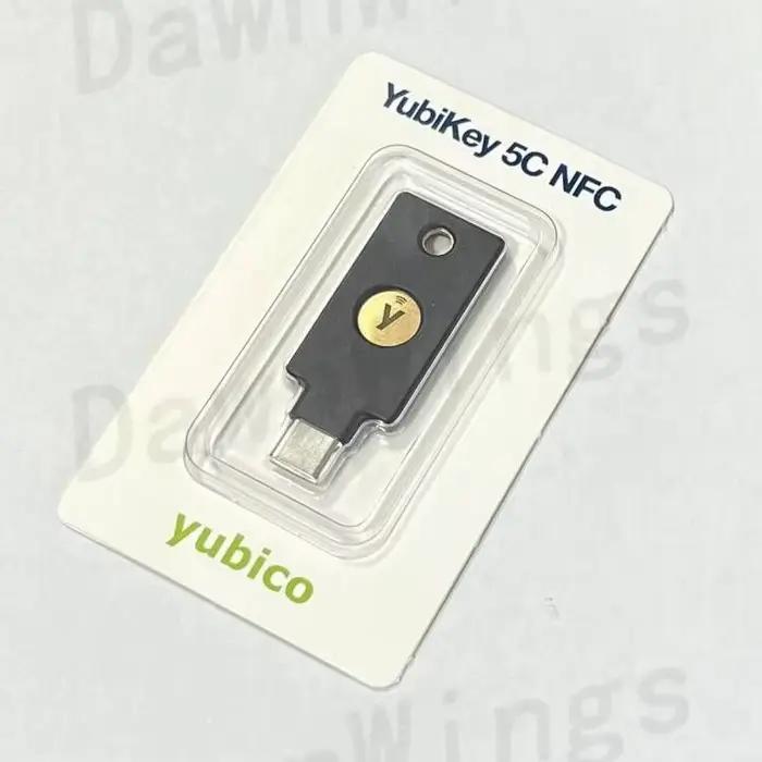 Clé de sécurité USB-C Yubikey 5C NDavid, Web19:n, FIDO2 CTAP1, FIDO2 CTAP2, 2nd facteur universel (U