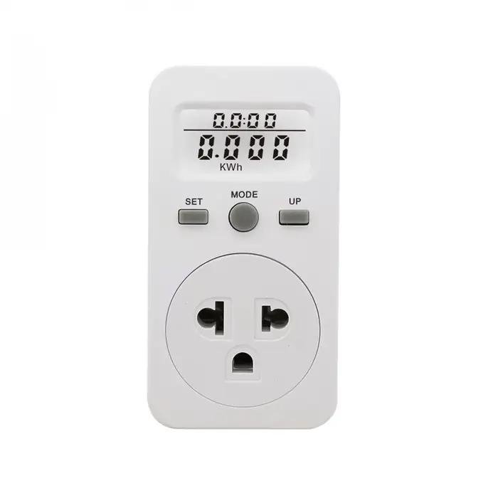 Prise de mesure de puissance intelligente avec moniteur d'énergie, prise de facturation 120/220V 50/