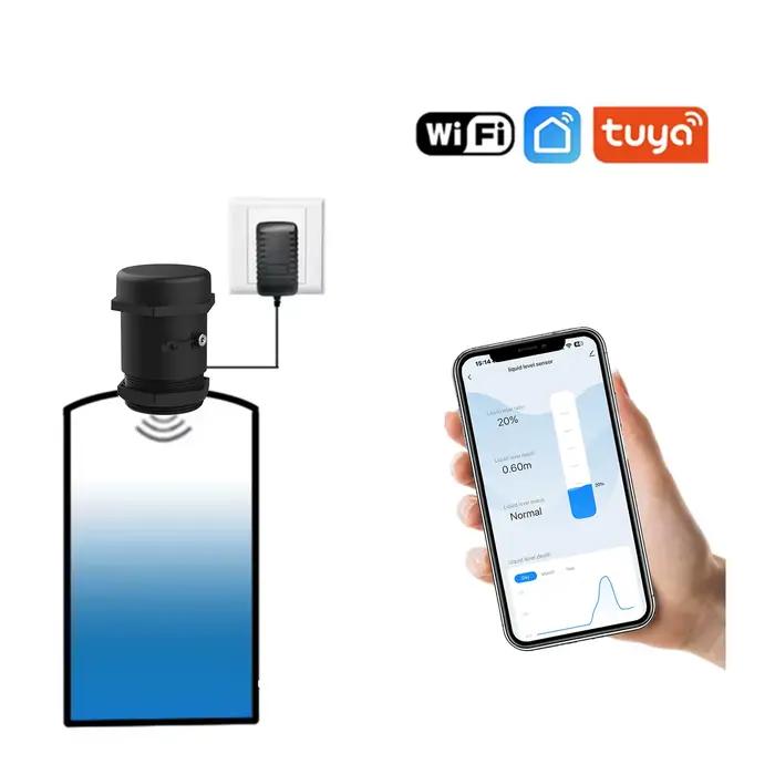 Moniteur de niveau de réservoir à ultrasons WiFi pour usage domestique ULS-03GW, application mobile 