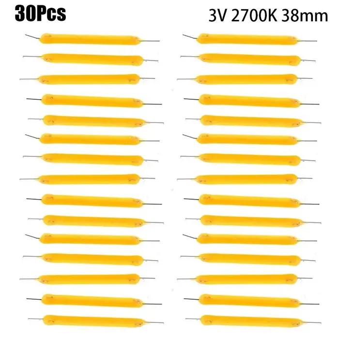 Diodes à filament LED COB durables, DC3V, outil d'éclairage, pièces d'ampoule, accessoires de lumièr