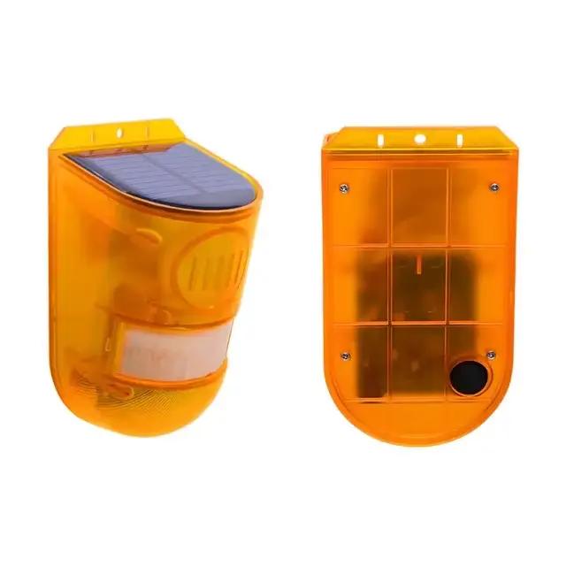 Détecteur de mouvement à infrarouge solaire, stroboscope de sirène, lumière stroboscopique, système 
