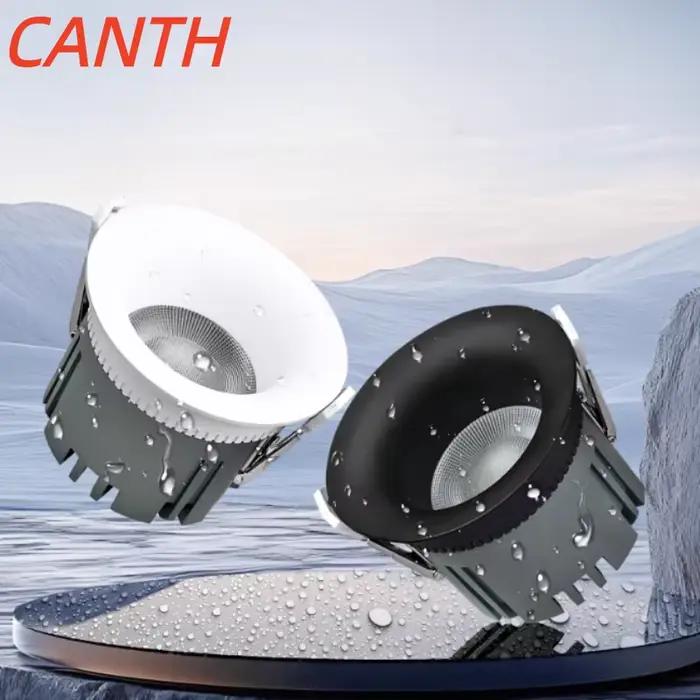 Downlights encastrés IP65 pour cuisine, salle de bain, couloir, couloir, entrée, balcon et éclairage