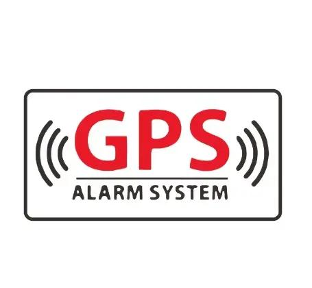 Autocollant de suivi GPS pour système d'alarme, autocollants en vinyle imperméables pour avertisseme