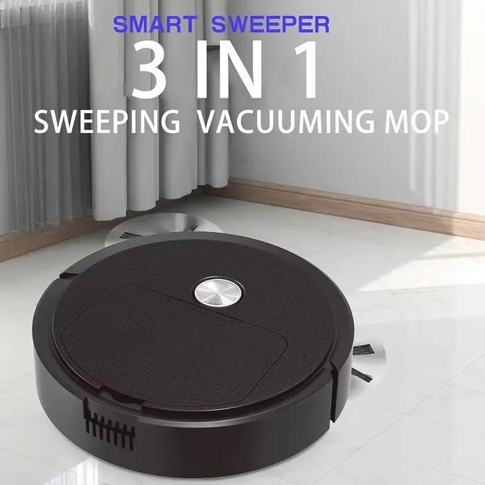 Nouveau Robot de balayage intelligent 3 en 1, Mini balayeuse pour la maison, balayage et aspirateur 
