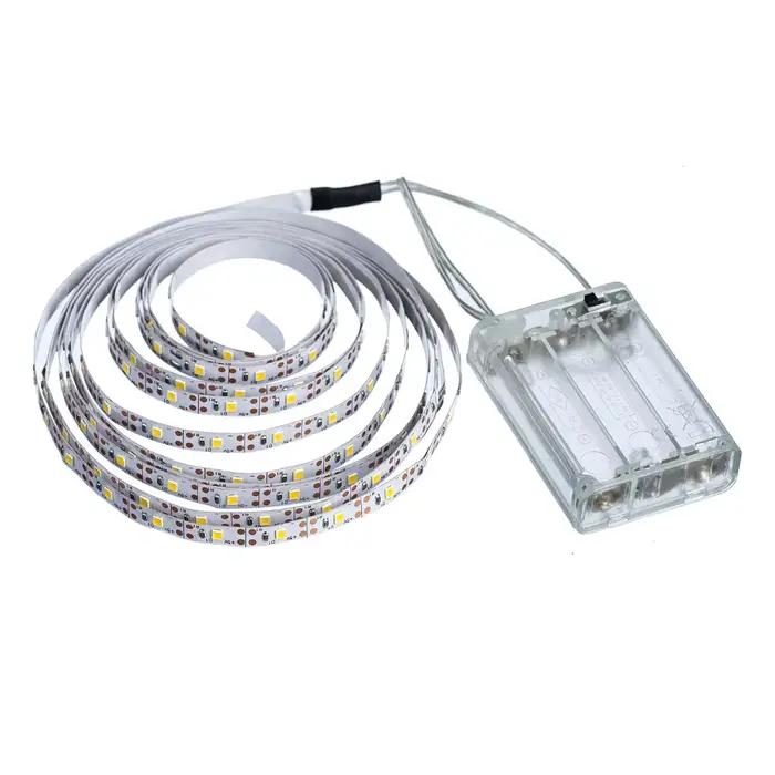 Bande lumineuse Led SMD2835, 50cm, 1M, 2M, 3M, 4M, 5M, ruban d'éclairage Flexible, blanc/blanc chaud