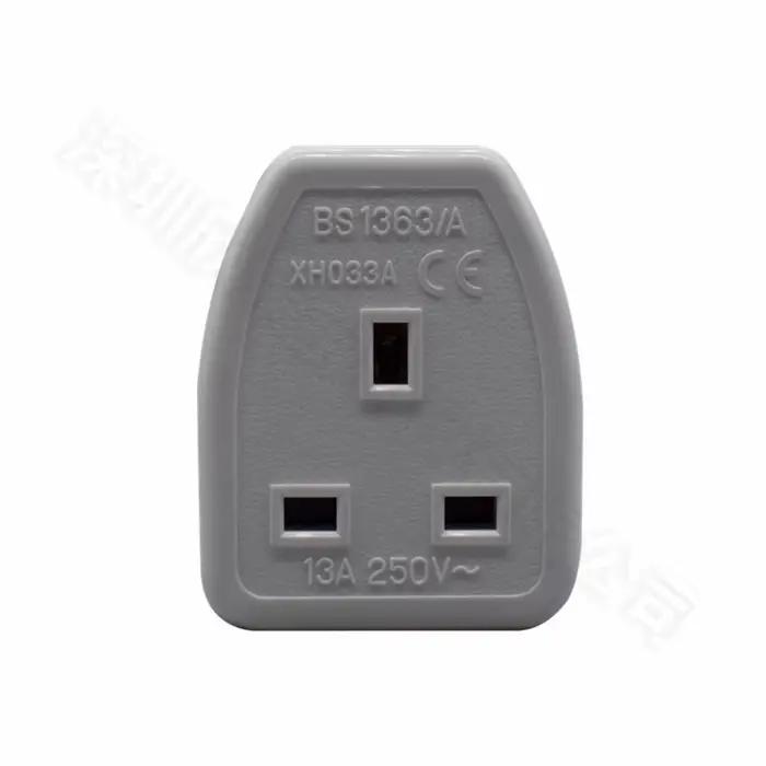 Prise femelle standard britannique 13A 250V de Singapour, adaptateur secteur de Malaisie, câble d'al