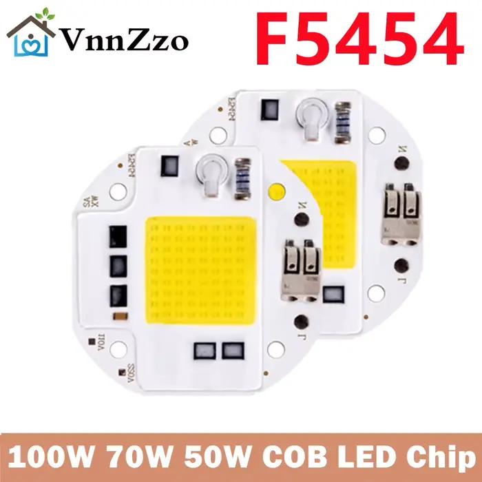 Puce LED COB 50W 70W 100W sans soudure pour projecteur projecteur 220V 110V perles de lumière LED in