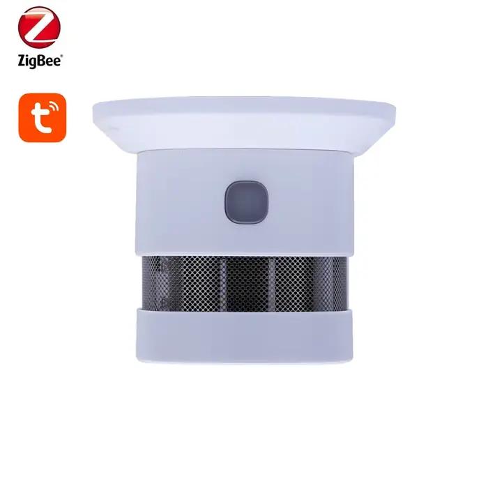 Détecteur de fumée intelligent Tuya Zigbee, 85 dB, alarme puissante, capteur de prévention des incen