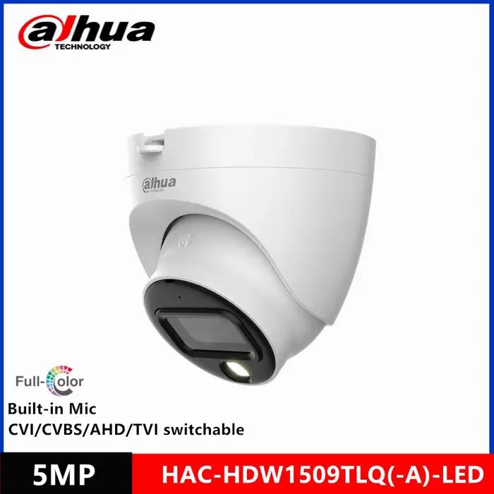 Dahua HAC-HDW1509TLQ(-A)-LED 5MP, micro intégré couleur, globe oculaire, caméra HDCVI, support CVI/C