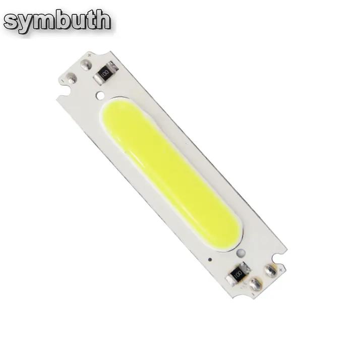 DC 12V 60x15mm COB barre LED 2W bande d'éclairage Diode rouge bleu rose vert jaune blanc couleur pou