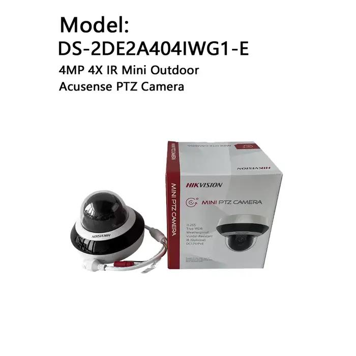 Hikvision DS-2DE2A404IWG1-E Remplace DS-2DE2A404IW-DE3 Caméra PTZ 4MP 4X IR Acusense avec micro et h