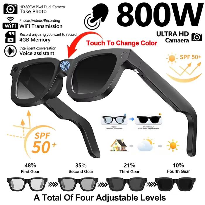 Nouvelles Lunettes Intelligentes IA 2026 : Interactives, Q&A, Activation Vocale IA, Reconnaissance P