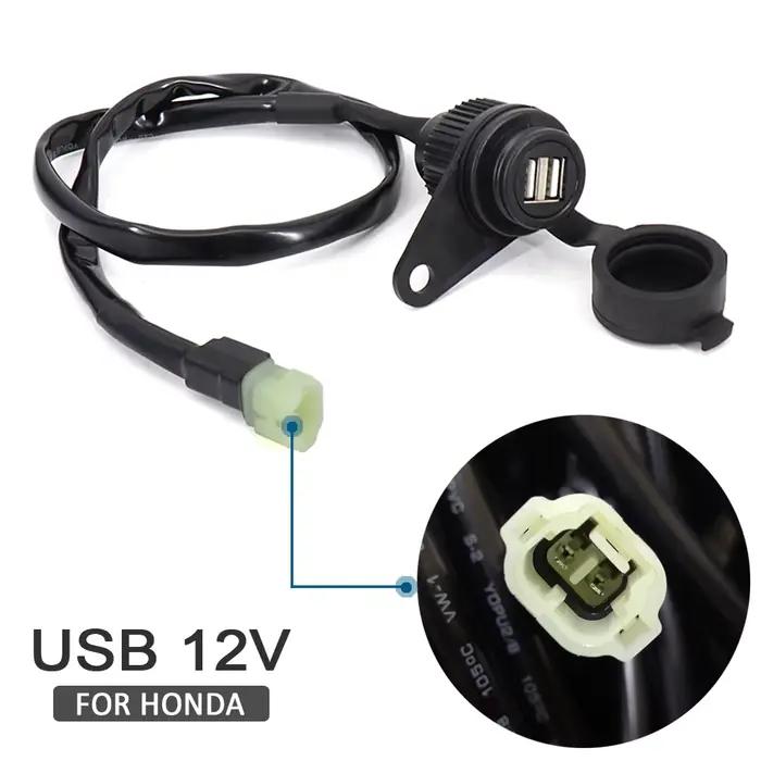 Prise de charge USB pour moto Honda CB400X CB 400 X cb400 x, 12V, pour charger rapidement les téléph