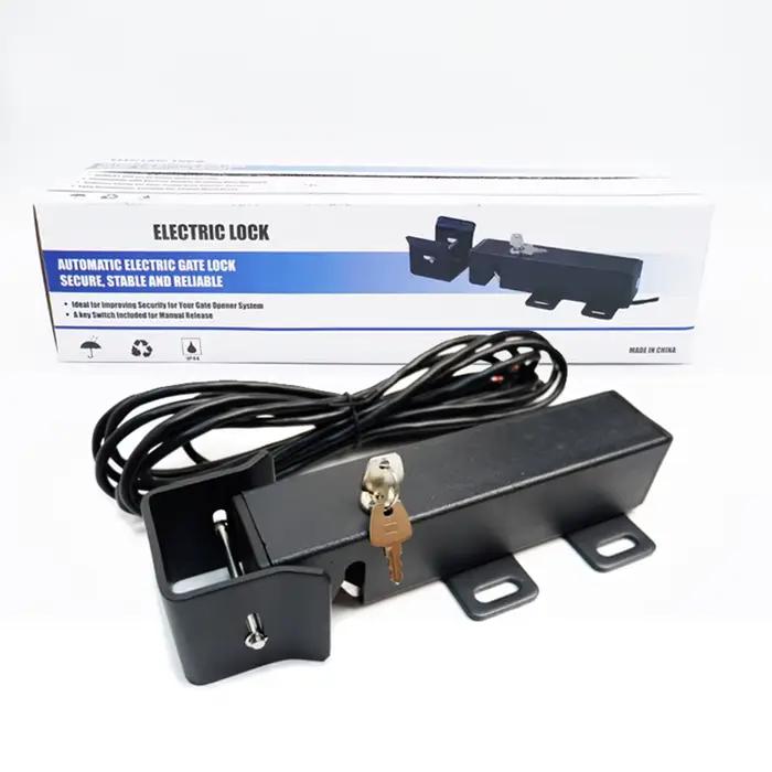 Serrure Électrique à Télécommande pour Porte Pivotante, Électromagnétique, pour Clôture de Cour