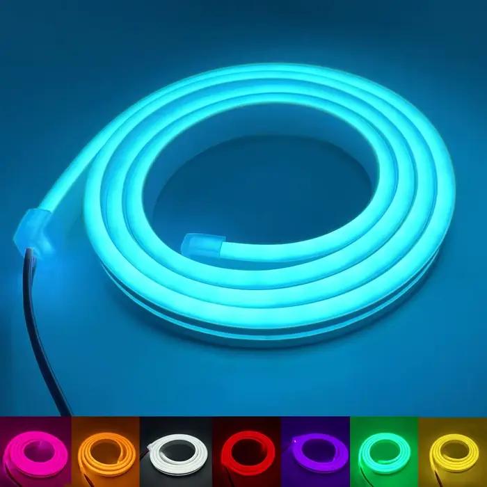 Bande lumineuse néon LED SMD 2835 120LED s/M, 5m 10m 15m 20m 12V, étanche IP67, bricolage, décoratio