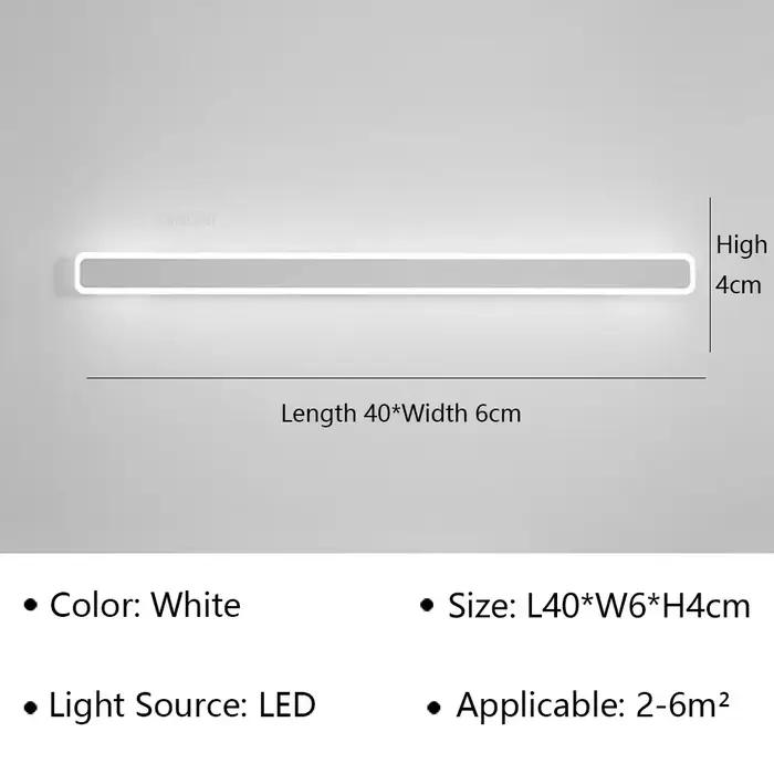 Applique murale LED moderne pour couloir, multi-langues, pour entrée, chambre à coucher, couloir, dé