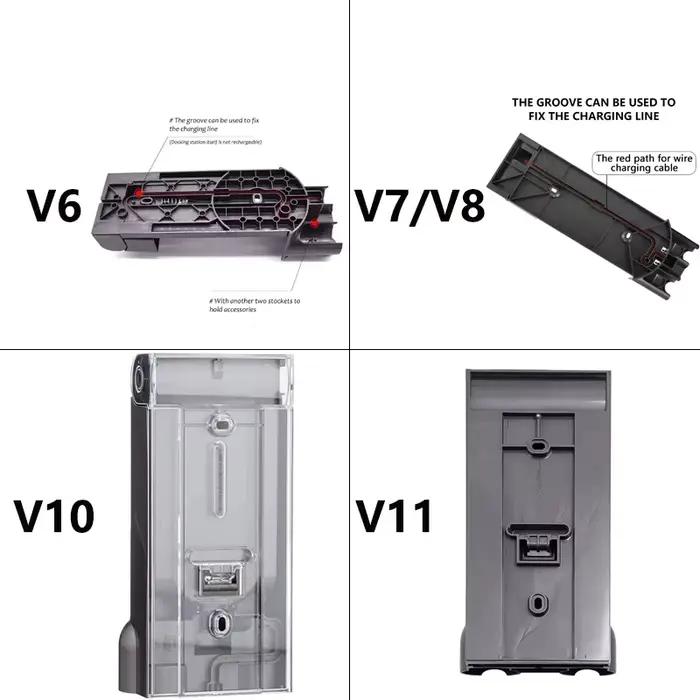 Base de chargeur de Station d'accueil pour aspirateur Dyson V6 V7 V8 V10 V11 V15, support de rangeme