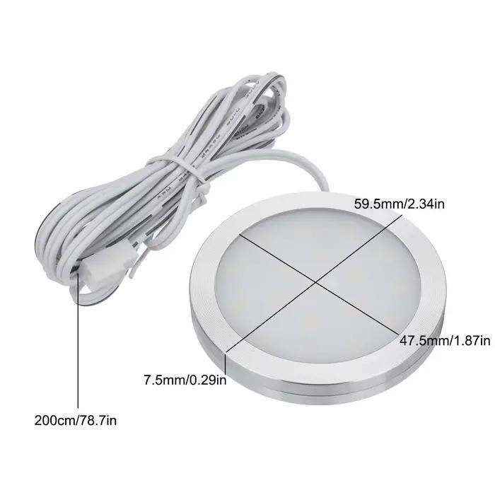 2/4/6/8 pièces 12V 2.5W 230LM LED Downlight encastré plafonnier Spot pour maison caravane camping-ca
