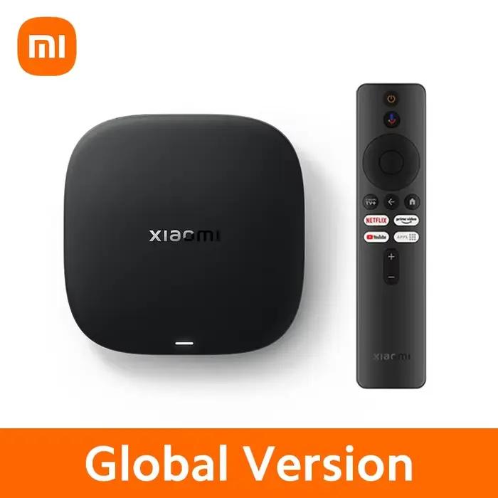 Version mondiale Xiaomi TV Box S 3ème génération 4K Ultra HD Bluetooth 5.2 Wifi6 2GB + 32GBROM Googl