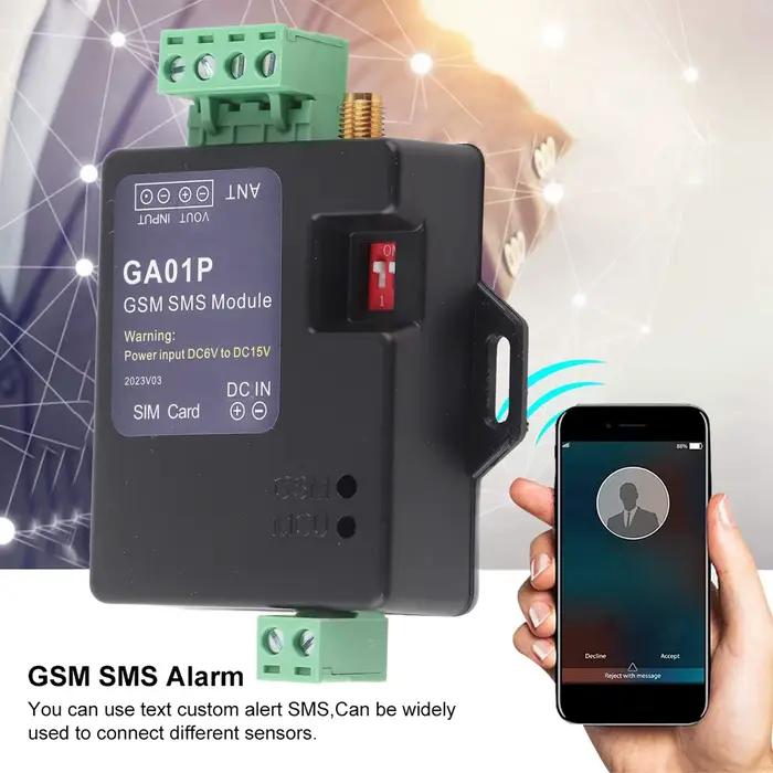 GA01P GSM Mini alerte de panne de courant à distance intelligente appel SMS alarme sécurité