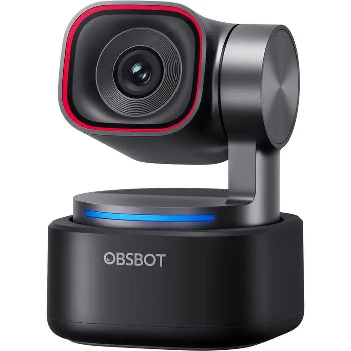 Nouvelle webcam OBSBOT Tiny 3 PTZ 4K alimentée par l'IA, webcam USB PTZ 4K compacte avec zoom 4x