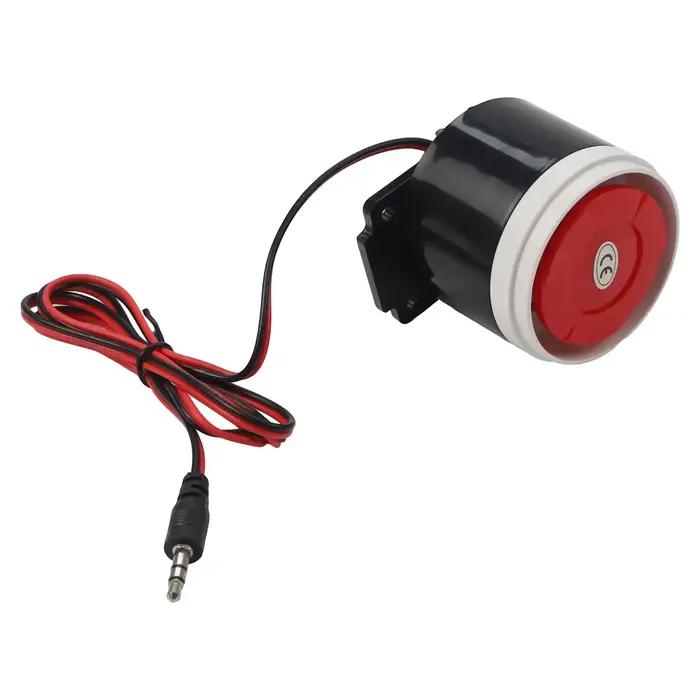 Alarme sonore 12V CC, accessoires d'alarme pour la sécurité domestique, sirène intérieure puissante 