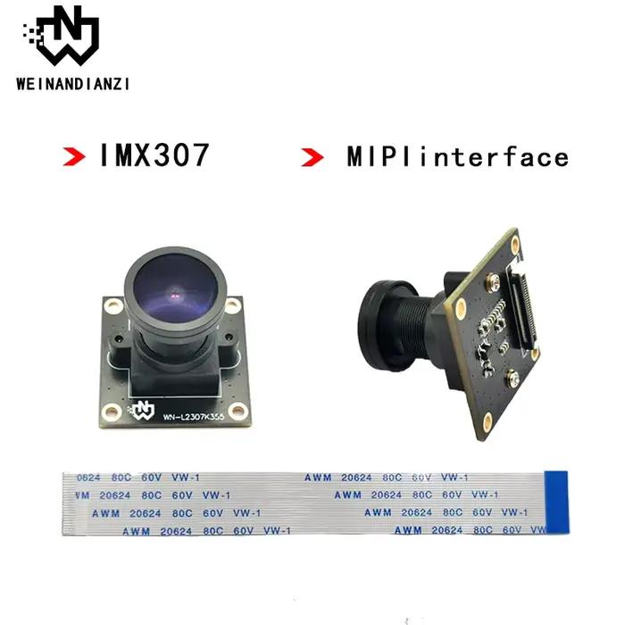 Module de caméra MIPI HD 1080P 1920*1080 IMX307 Capteur 1/2.8 Champ de vision 140° °   Grand angle 6