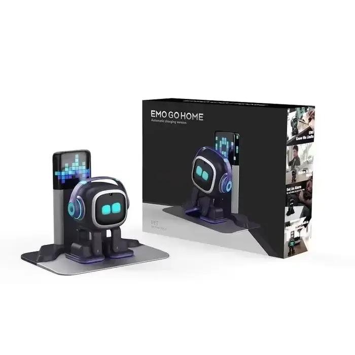 Compagnon de robot de bureau Emo AI |   Caractéristiques d'interaction vocale, de reconnaissance fac
