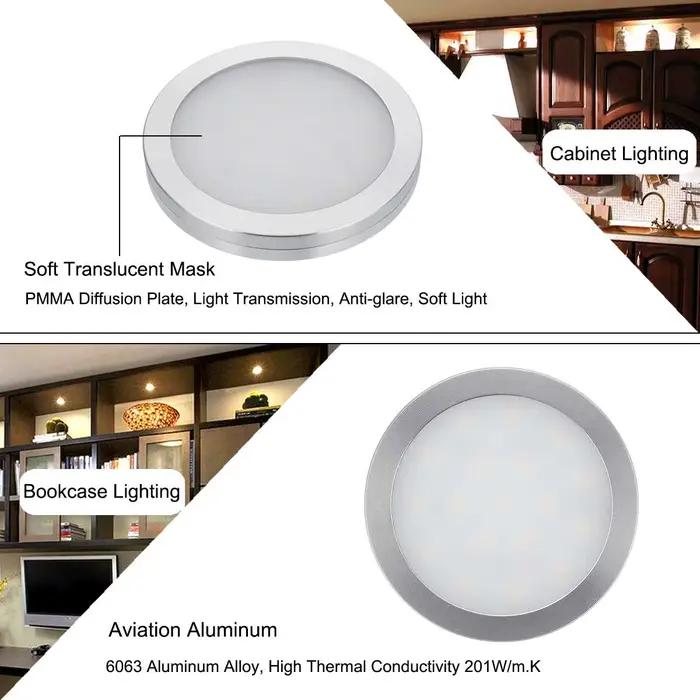 2/4/6/8 pièces 12V 2.5W 230LM LED Downlight encastré plafonnier Spot pour maison caravane camping-ca