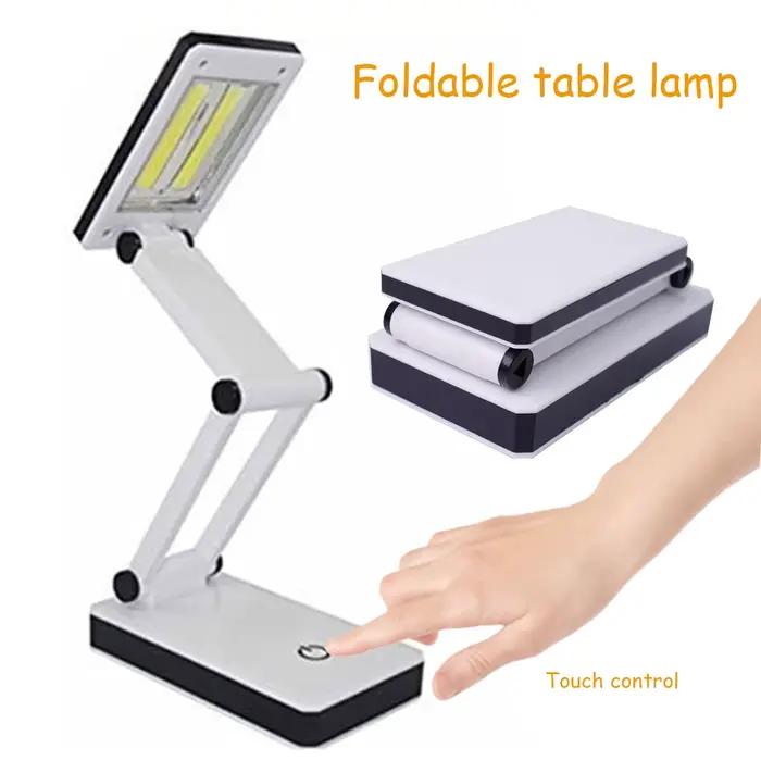 Lampe de bureau pliable lampe de lecture compacte 120Lumens COB lampe de Table USB/alimenté par batt